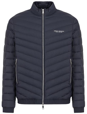 ARMANI EXCHANGE FW22 Quilted Down Jacket Navy Blue Winter Coat. 8NZB52-ZNW3Z-15578 Buy ARMANI EXCHANGE FW22 Quilted Down Jacket Navy Blue Winter Coat. 8NZB52-ZNW3Z-15578