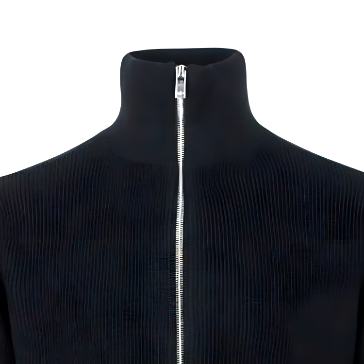 Purchase ARMANI EXCHANGE FW23 黑色高領拉鏈紋理針織毛衣 6RZE6A-ZM1LZ-1200