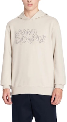 ARMANI EXCHANGE FW23 Hoodie Hitam dengan Cetakan Logo. 6RZMBB-ZJBWZ-1200 5