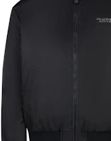 Sizing ARMANI EXCHANGE FW23 黑色標誌補丁棒球領棉質外套. 6RZB12-ZNJ7Z-1200