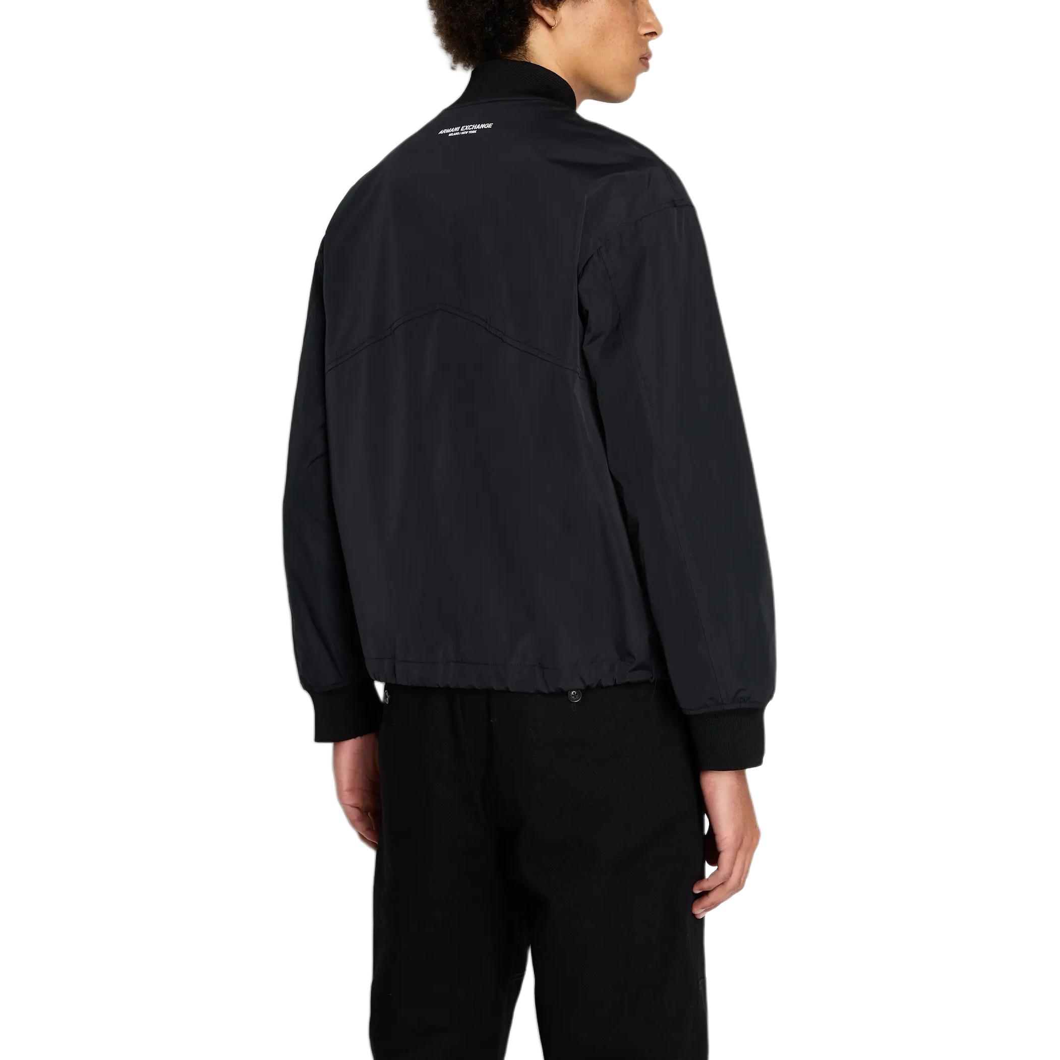 Details for ARMANI EXCHANGE FW23  Logo Print Single-Breasted Pilot Jacket. 6RZBL2-ZN2QZ-1784