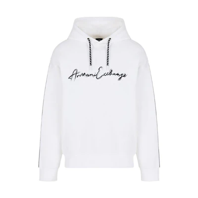Armani Exchange FW23 Colorblock Logo Print Hoodie for Men 6RZMLD-ZJZGZ-1116
