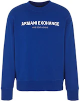 Armani Exchange FW23 Letter Print Crewneck Pullover Sweatshirt 6RZMHG-ZJDGZ-115AE Armani Exchange FW23 Letter Print Crewneck Pullover Sweatshirt 6RZMHG-ZJDGZ-115AE