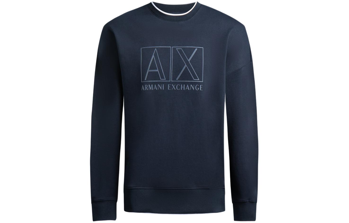 Armani Exchange FW23 Logo Print Crewneck Sweatshirt 6RZMHJ-ZJDJZ-1510