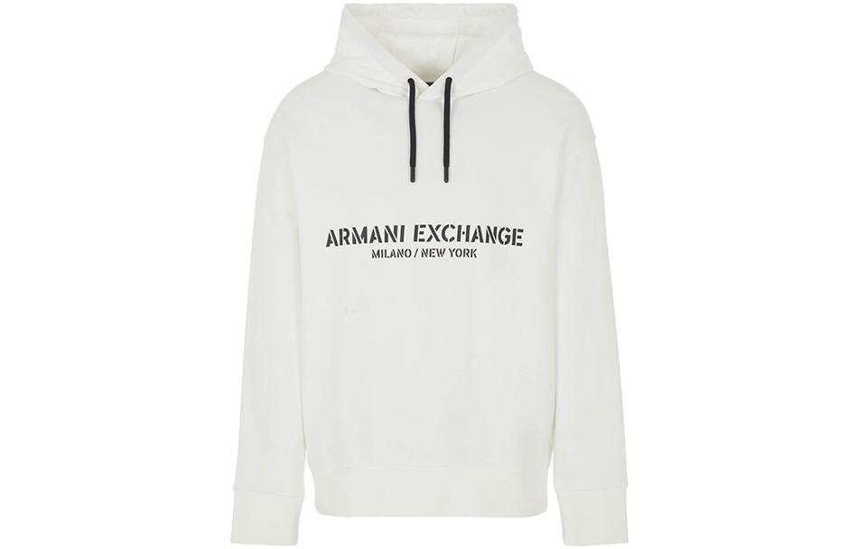 Armani Exchange FW23 Logo Print Drawstring Hoodie for Men 6RZMLE-ZJ4XZ-1784 圖 2