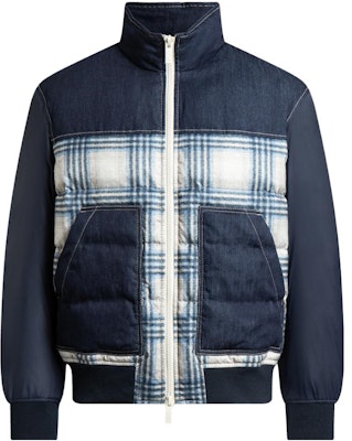 아르마니 익스체인지 FW23 체크 패치워크 터틀넥 다운 재킷 데님 블루 6RZBD2-Z198Z-25ET Buy 아르마니 익스체인지 FW23 체크 패치워크 터틀넥 다운 재킷 데님 블루 6RZBD2-Z198Z-25ET