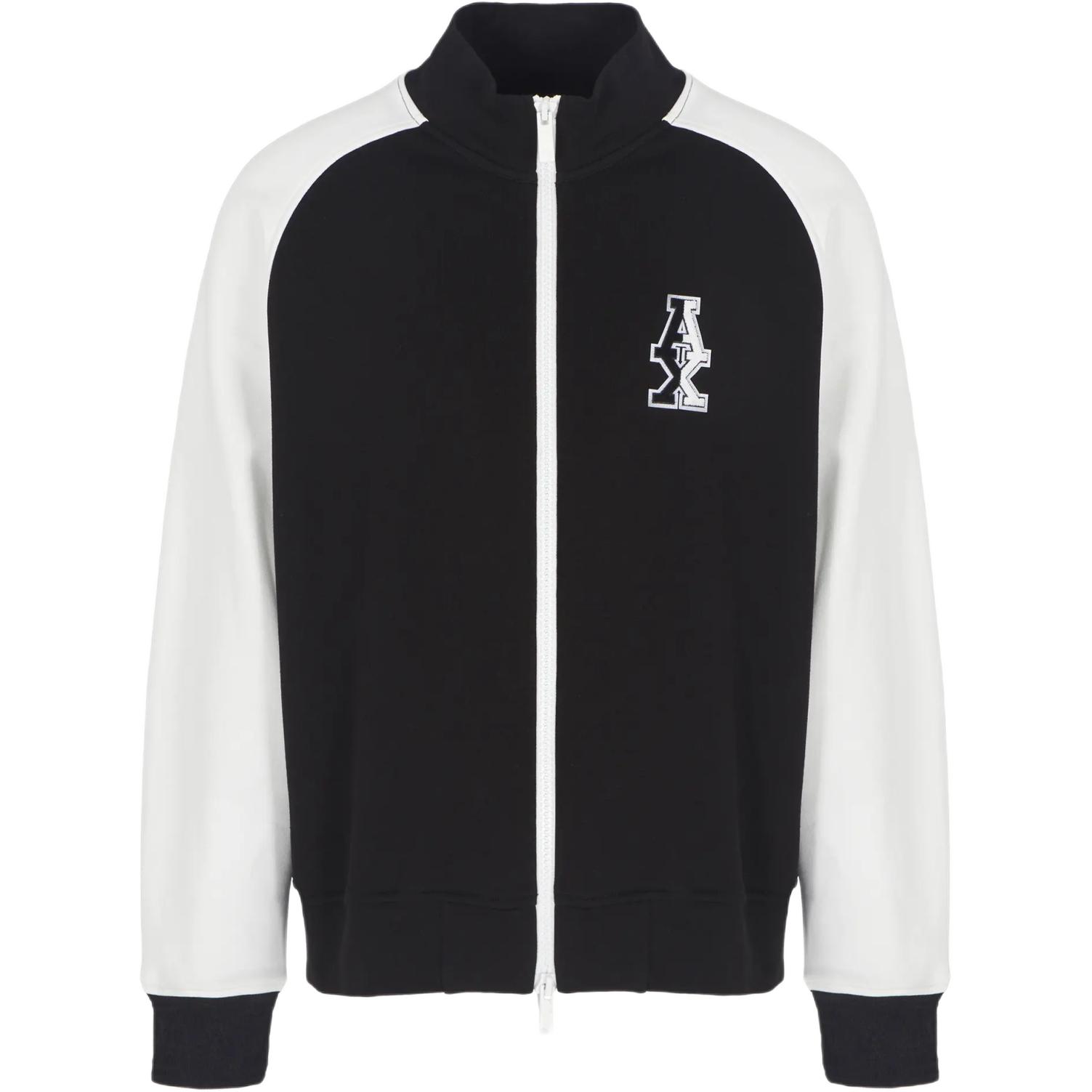 Order 阿玛尼AX FW24拼色logo立领拉链卫衣 男款 多色 6DZMLE-ZJ4XZ-52AM