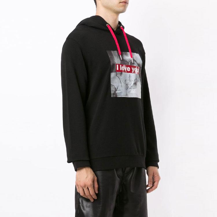 Shop Armani Exchange Graphic Print Pullover Sweatshirt Black 6HZMFJZJBAZ-7285