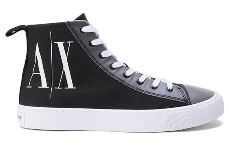 Order Armani Exchange High-Top Sneakers 'Black Fashion' XUZ021XV21200002