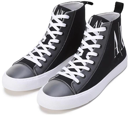Armani Exchange High-Top Sneakers 'Black Fashion' XUZ021XV21200002 Lookbook Armani Exchange High-Top Sneakers 'Black Fashion' XUZ021XV21200002