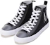 Lookbook Armani Exchange High-Top Sneakers 'Black Fashion' XUZ021XV21200002