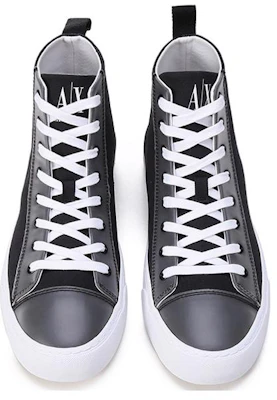 Armani Exchange High-Top Sneakers 'Black Fashion' XUZ021XV21200002 Shop Armani Exchange High-Top Sneakers 'Black Fashion' XUZ021XV21200002