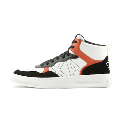 Armani Exchange High-Top Sneakers 'Orange'