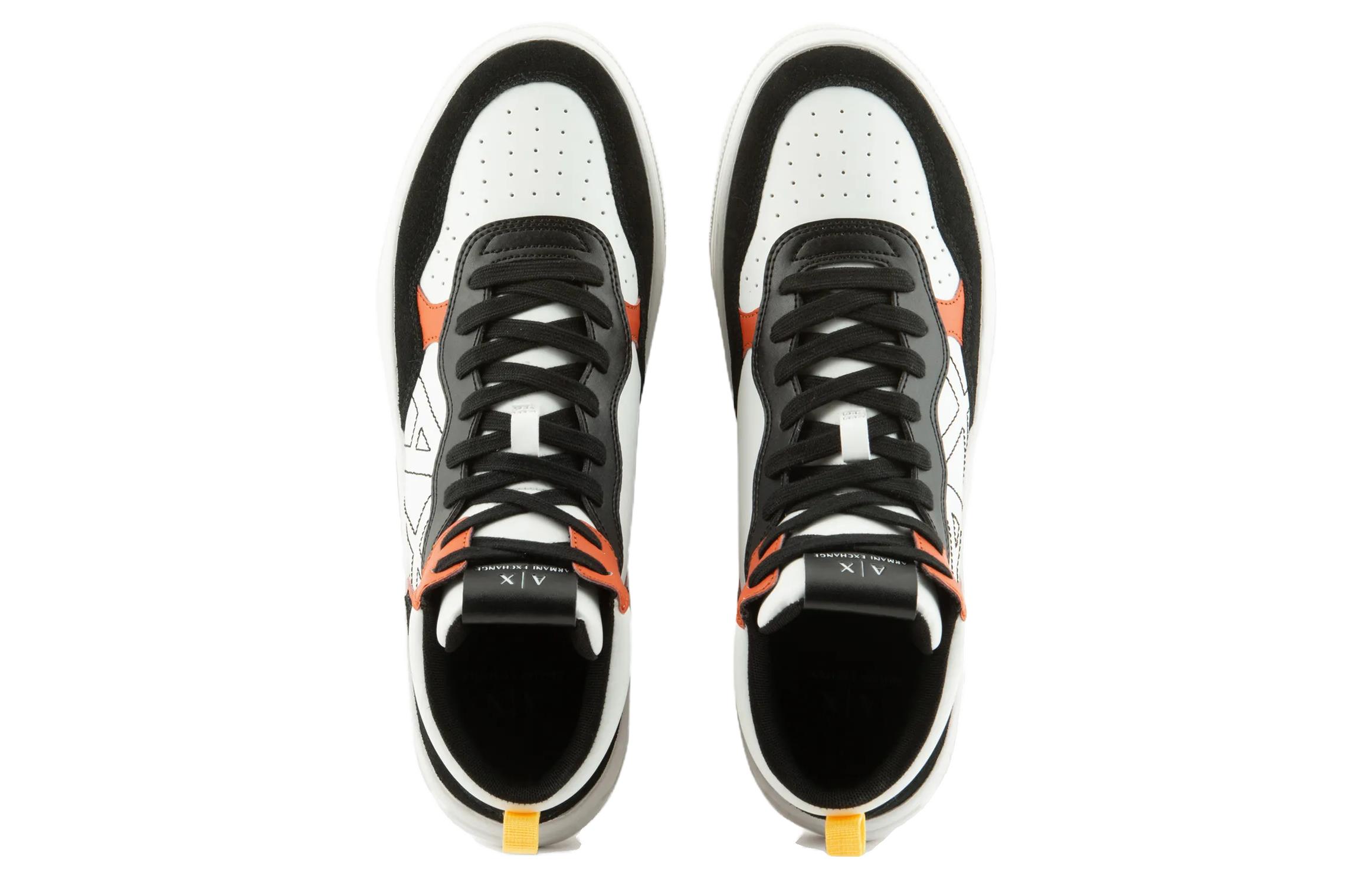 Armani Exchange High-Top Sneakers 'Orange' 圖 3