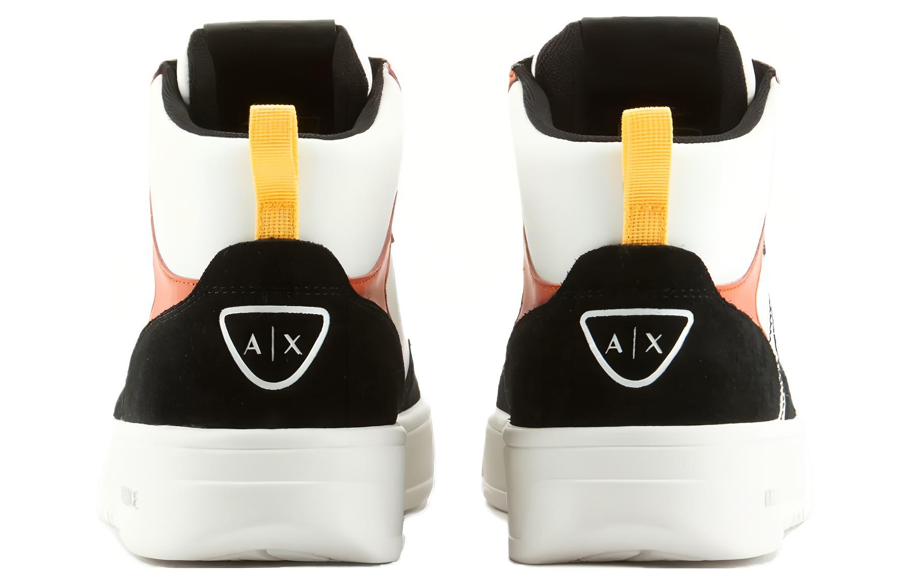 Armani Exchange High-Top Sneakers 'Orange' 圖 4