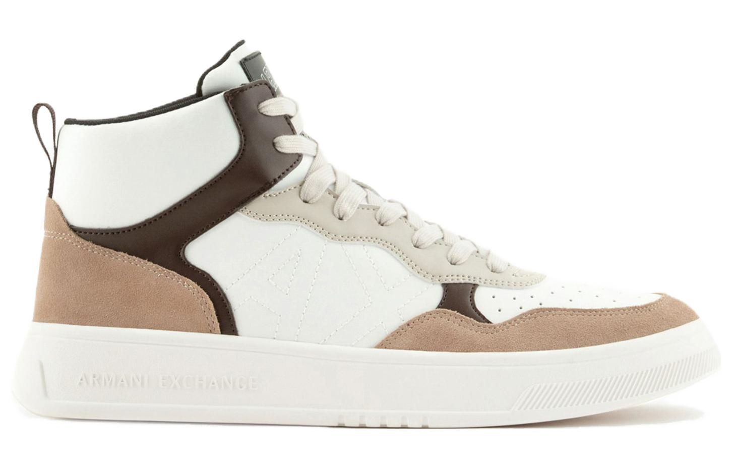 Armani Exchange High-Top Sneaker 'Beige' 圖 2