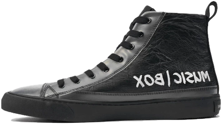 아르마니 익스체인지 블랙 레더 하이탑 스니커즈 XUZ021XV55000007 Buy 아르마니 익스체인지 블랙 레더 하이탑 스니커즈 XUZ021XV55000007