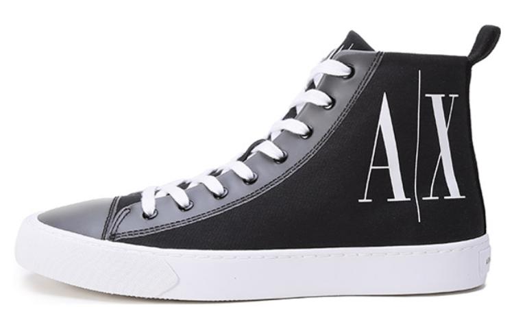 Armani Exchange High-Top Sneakers 'Black Fashion' XUZ021XV21200002