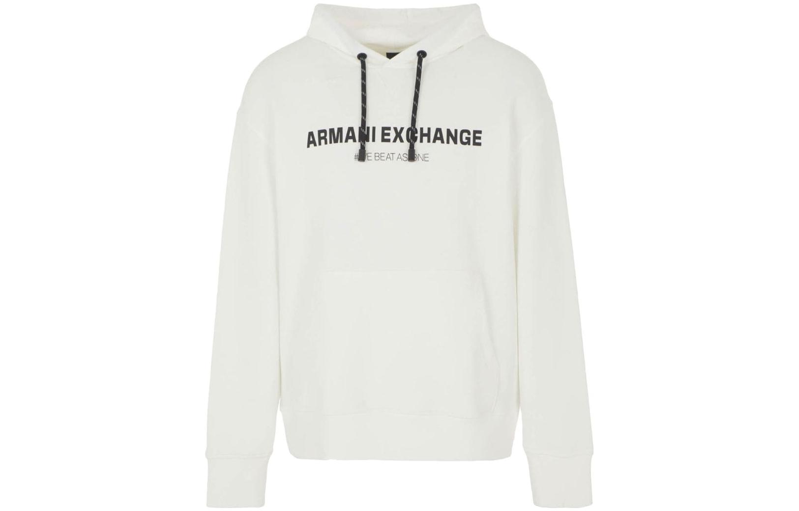 Cheap Armani Exchange 連帽衫 帶標誌印花及長袖 6RZMHF-ZJDGZ-1116