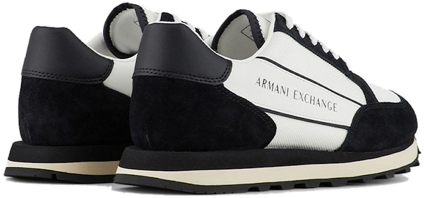 A|X レザー&ファブリック柄スニーカー (黒/白) XUX083-XV263-1A001 Lookbook A|X レザー&ファブリック柄スニーカー (黒/白) XUX083-XV263-1A001