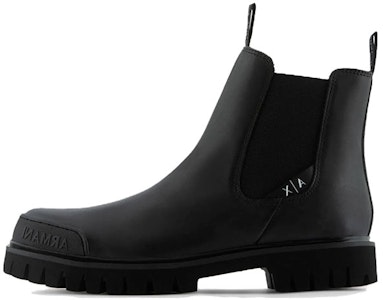 A|X レザー chunky チェルシーブーツ (黒) XUM009XV617100002 Buy A|X レザー chunky チェルシーブーツ (黒) XUM009XV617100002