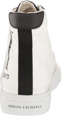 Armani Exchange Leather High-Top Sneakers 'White' XDZ020XV4171K681 Purchase Armani Exchange Leather High-Top Sneakers 'White' XDZ020XV4171K681