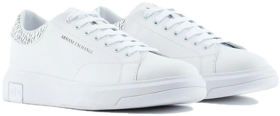 Armani Exchange Leather Lace-Up Low Top Sneaker 'White' XUX123XV761101015 Order Armani Exchange Leather Lace-Up Low Top Sneaker 'White' XUX123XV761101015