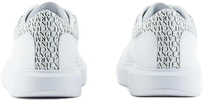 Armani Exchange Leather Lace-Up Low Top Sneaker 'White' XUX123XV761101015 Shop Armani Exchange Leather Lace-Up Low Top Sneaker 'White' XUX123XV761101015