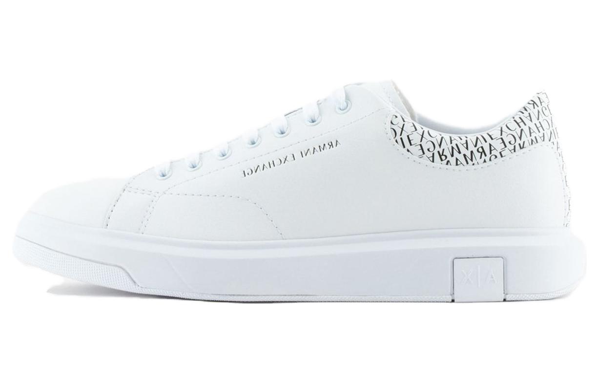 Armani Exchange Leather Lace-Up Low Top Sneaker 'White' XUX123XV761101015