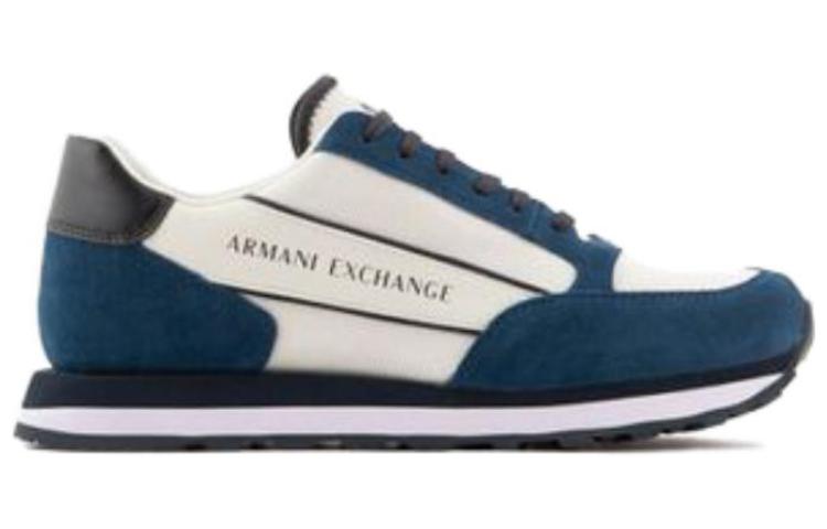 Order Armani Exchange Leather Low-Top 'Electric Blue' XUX083XV2631S459