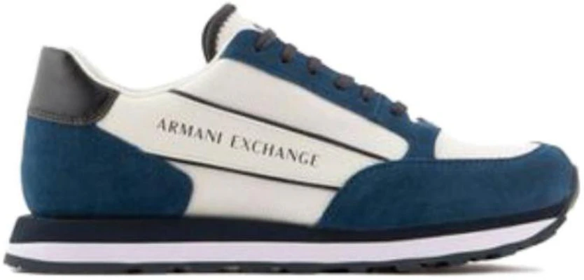 Armani Exchange Leather Low-Top 'Electric Blue' XUX083XV2631S459 Order Armani Exchange Leather Low-Top 'Electric Blue' XUX083XV2631S459