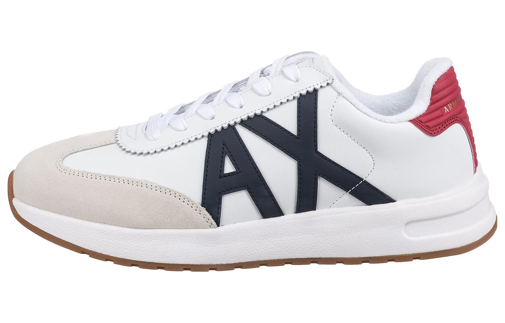Armani Exchange Leather Low-Top 'White' XUX071XV2341K609