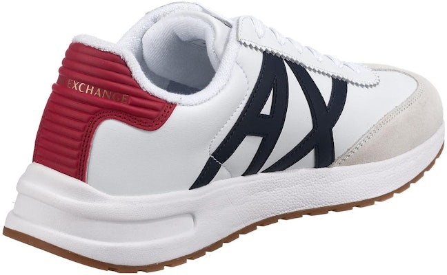Armani Exchange Sepatu Kulit Low-Top 'Putih' XUX071XV2341K609 Order Armani Exchange Sepatu Kulit Low-Top 'Putih' XUX071XV2341K609