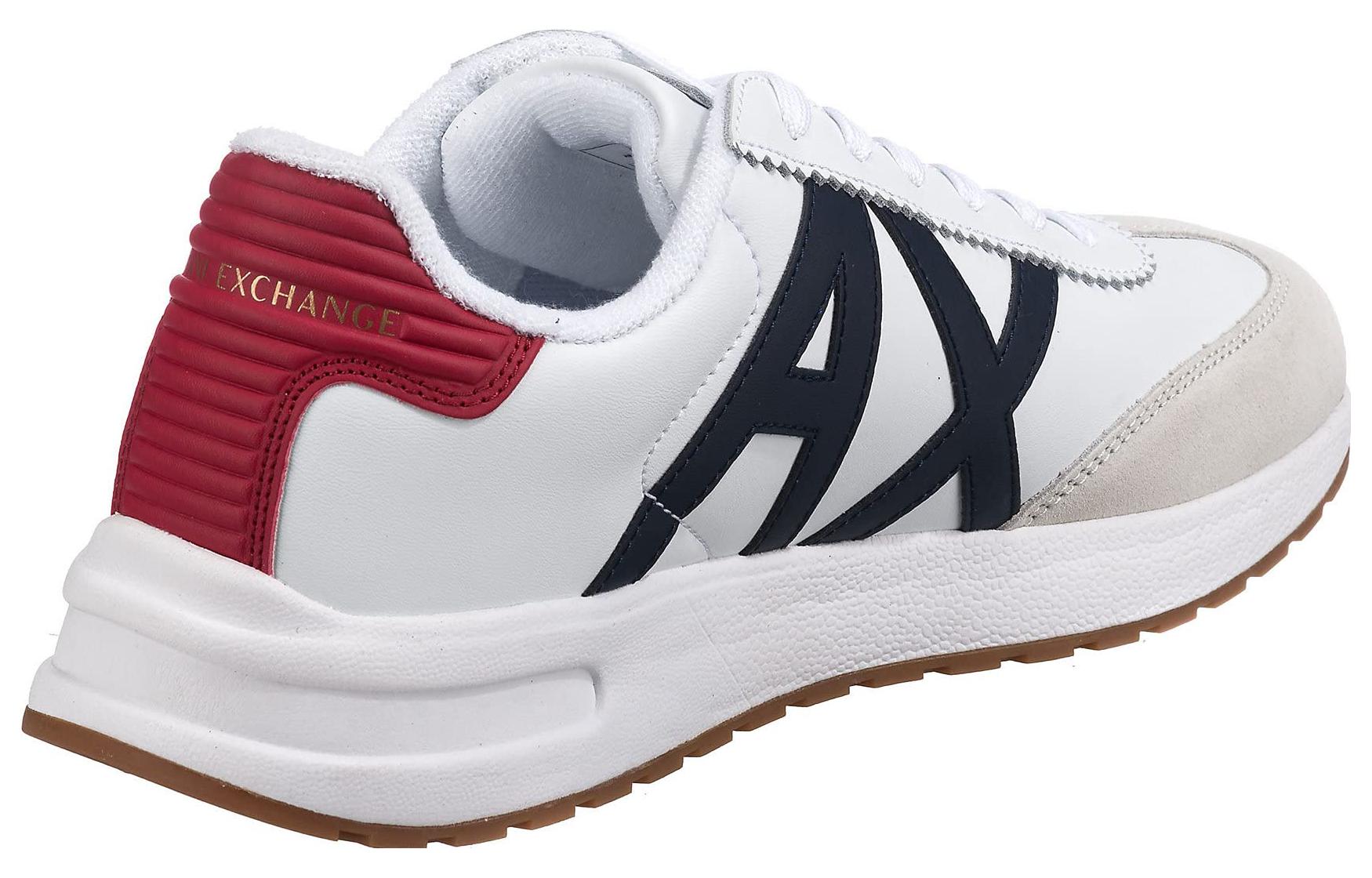 Order Armani Exchange Leather Low-Top 'White' XUX071XV2341K609