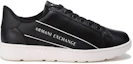 Order Armani Exchange Leren Lage Sneaker ''Zwart'' XUX082XV262N814