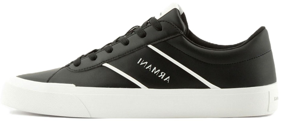 Armani Exchange Leather Low-Top Sneakers 'Black Lace-Up' XUX165XV7581S277 Buy Armani Exchange Leather Low-Top Sneakers 'Black Lace-Up' XUX165XV7581S277