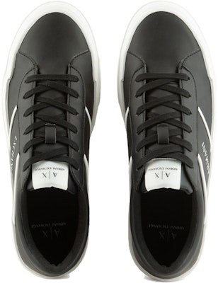 아르마니 익스체인지 블랙 로우탑 스니커즈 XUX165XV7581S277 Purchase 아르마니 익스체인지 블랙 로우탑 스니커즈 XUX165XV7581S277