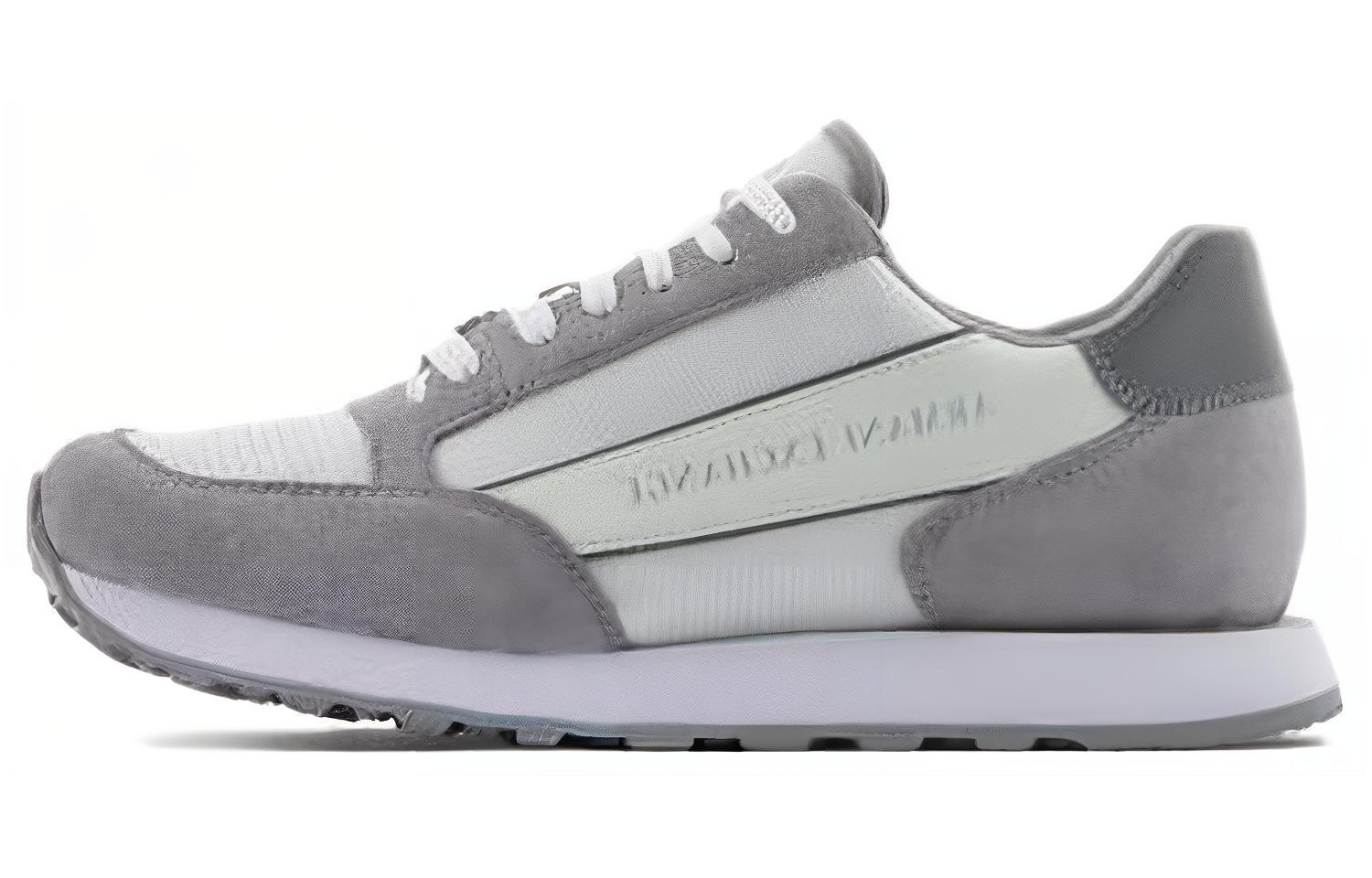 Armani Exchange Leather Low 'Light Grey' XUX083XV2631A179