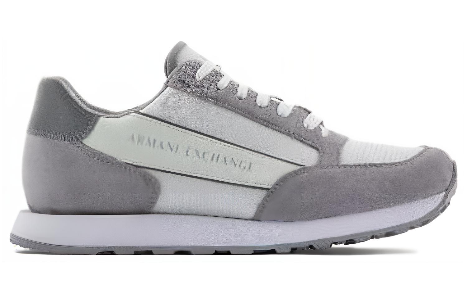 Armani Exchange Leather Low 'Light Grey' 圖 2