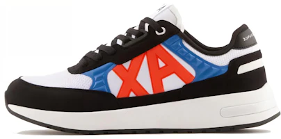 Armani Exchange Leather Low Top 'Black and White' XUX090XV2761S564 Armani Exchange Leather Low Top 'Black and White' XUX090XV2761S564