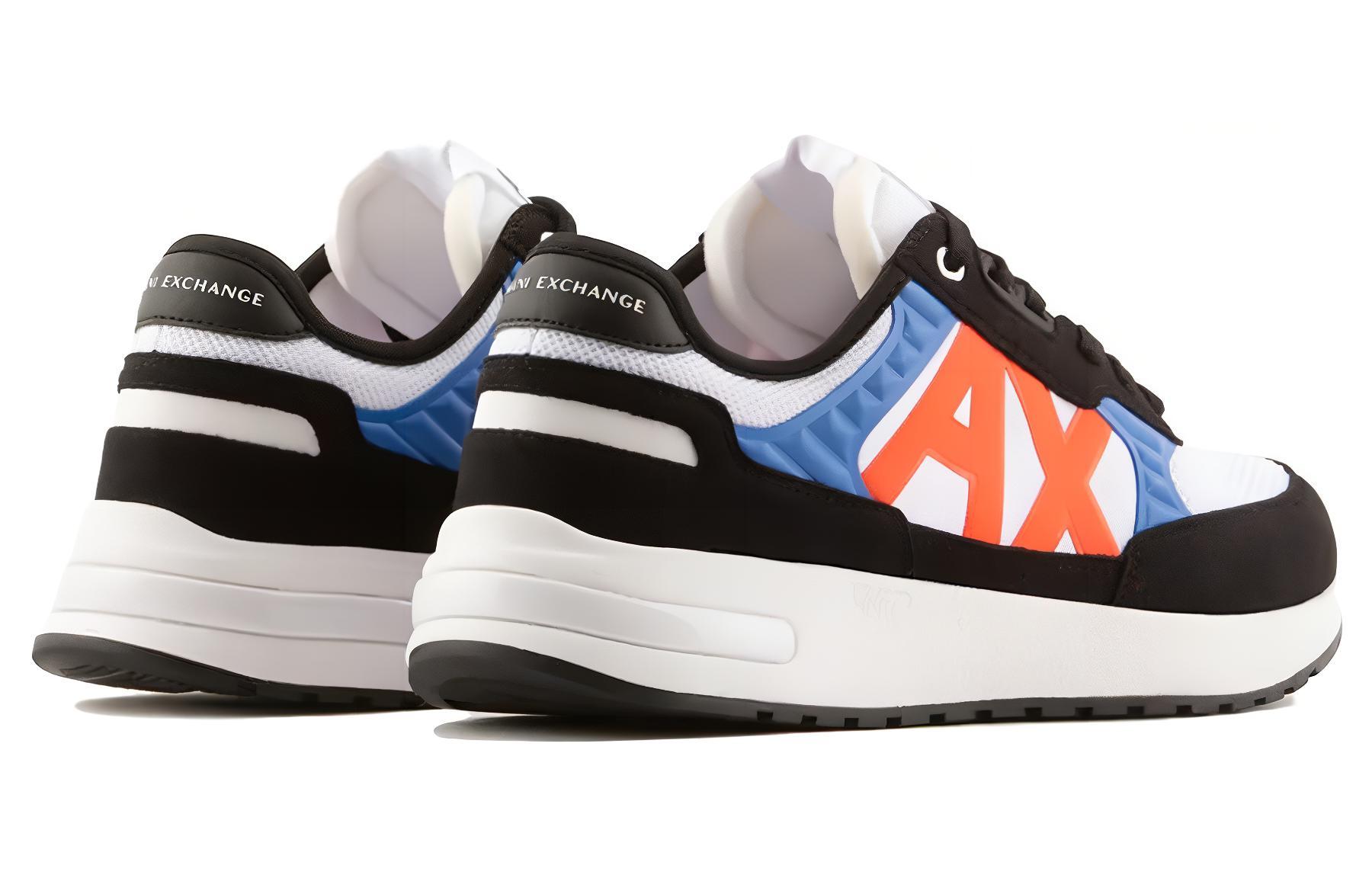 Armani Exchange Leather Low Top 'Black and White' 圖 3