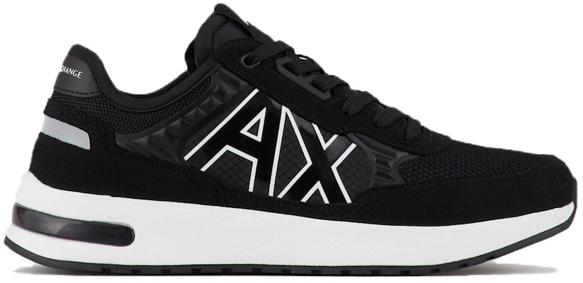 Armani Exchange Leather Low Top 'Black Fashion' XUX090XV276100002 Order Armani Exchange Leather Low Top 'Black Fashion' XUX090XV276100002