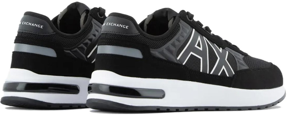 Armani Exchange Leather Low Top 'Black Fashion' XUX090XV276100002 Shop Armani Exchange Leather Low Top 'Black Fashion' XUX090XV276100002
