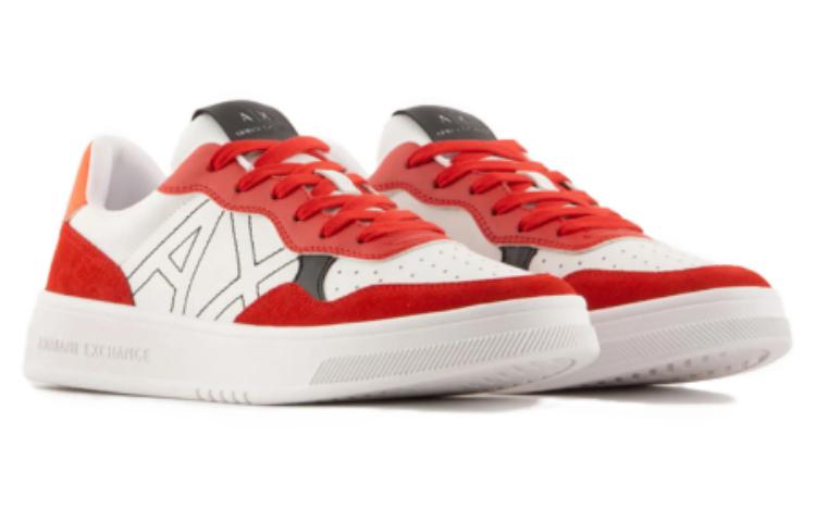Armani Exchange Leather Low Top 'Red' 圖 2