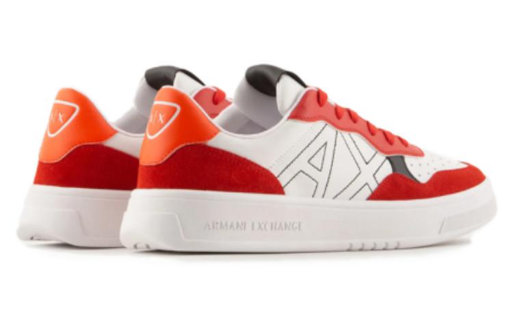 Armani Exchange Leather Low Top 'Red' 圖 3