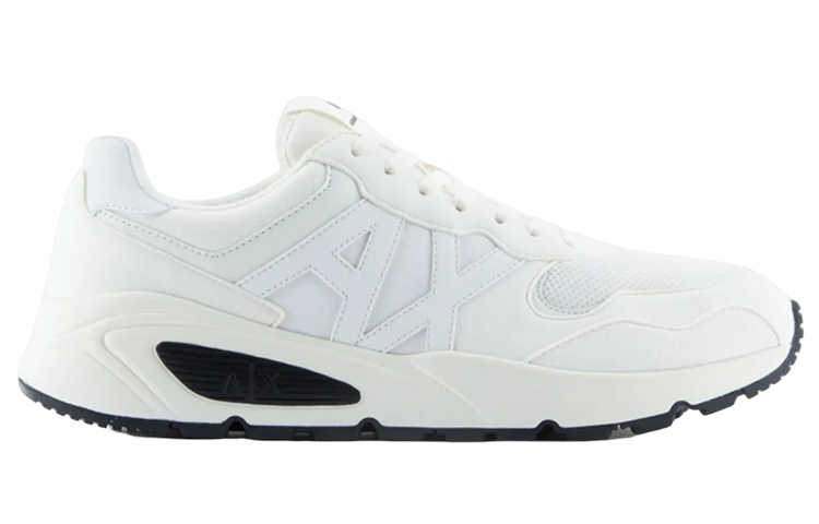 Armani Exchange Leather Low Top 'White' 圖 2