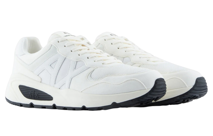 Armani Exchange Leather Low Top 'White' 圖 3