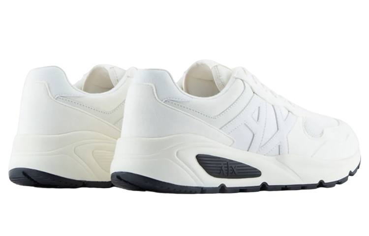 Armani Exchange Leather Low Top 'White' 圖 4