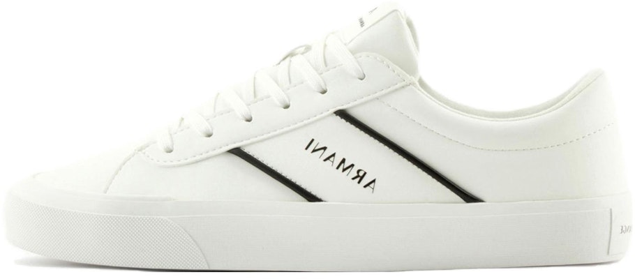 Armani Exchange Leather Low Top 'White' XUX165XV7581K488 Buy Armani Exchange Leather Low Top 'White' XUX165XV7581K488