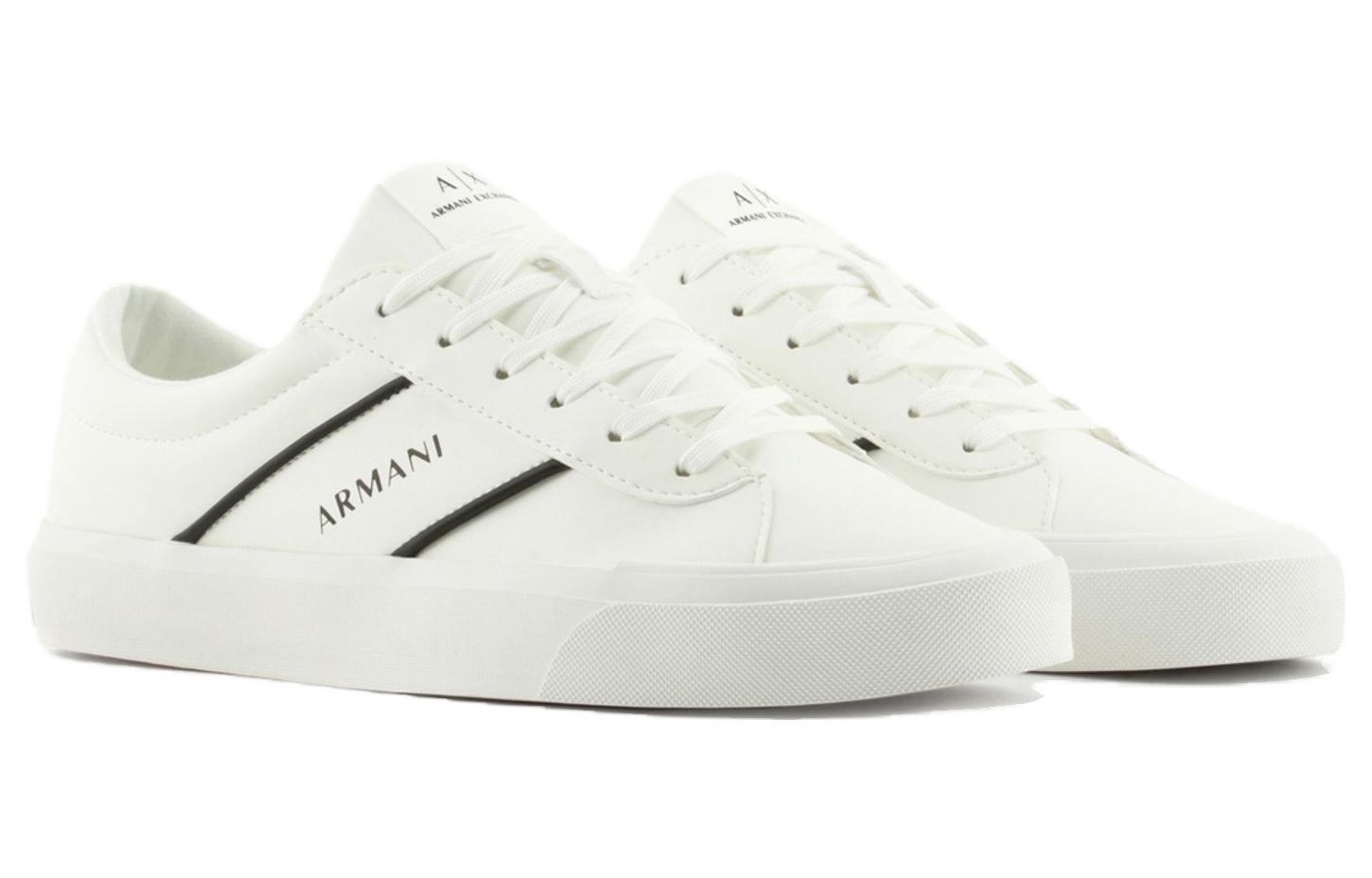 Order A|X レザー ローカットスニーカー (ホワイト) XUX165XV7581K488